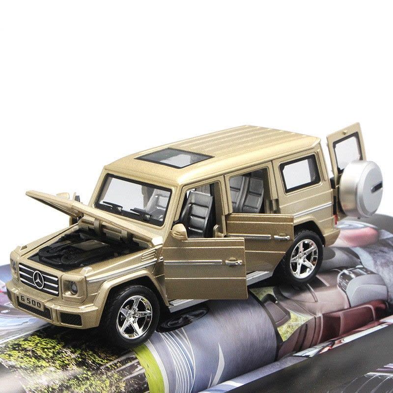 奔驰G500AMG越野车1:32儿童玩具车声光回力合金车模大G仿真小汽车模型图片