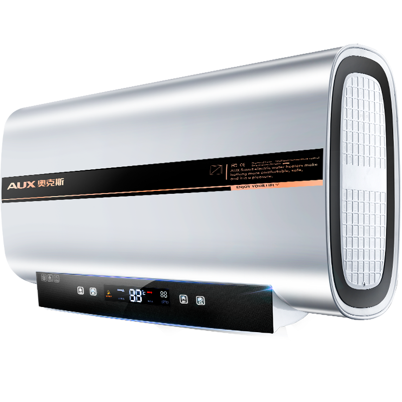 奥克斯(AUX) 50DB11电热水器 50升储水式电热水器 家用速热扁桶双胆一级能效节能预约数显3000W包安装