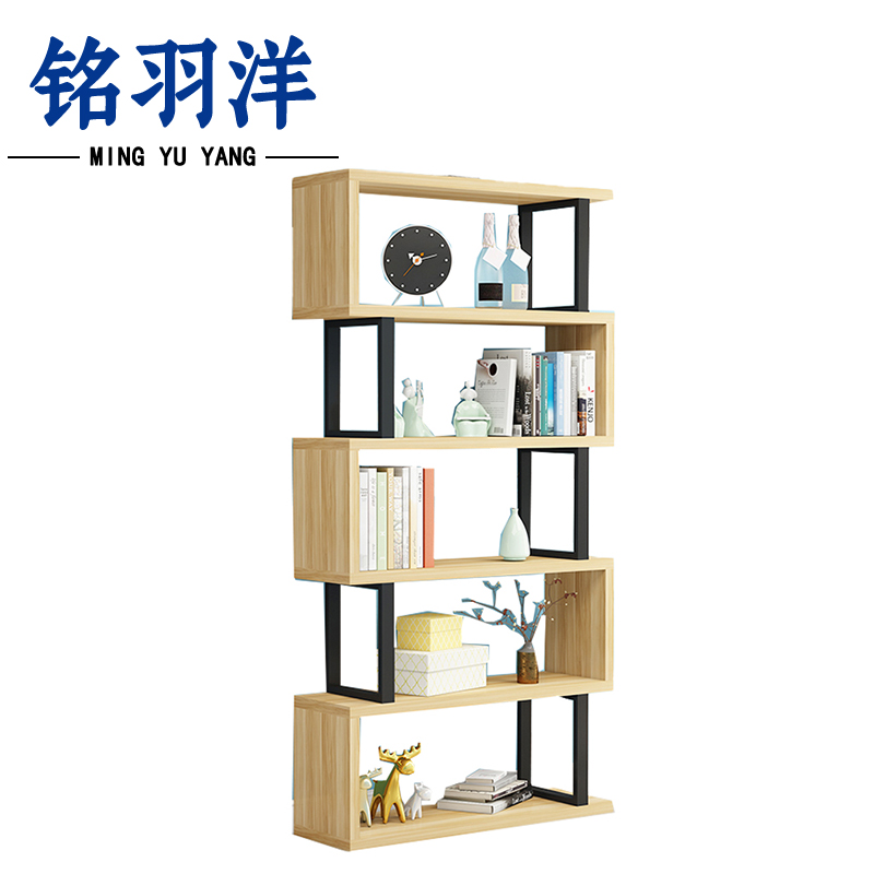 铭羽洋五层书架90*30*190cm个高清大图
