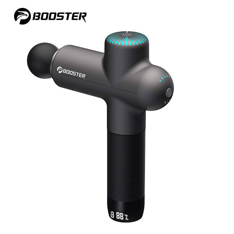 菠萝君筋膜枪booster炫光灯深层肌肉放松按摩筋膜机肌膜枪电动按摩枪