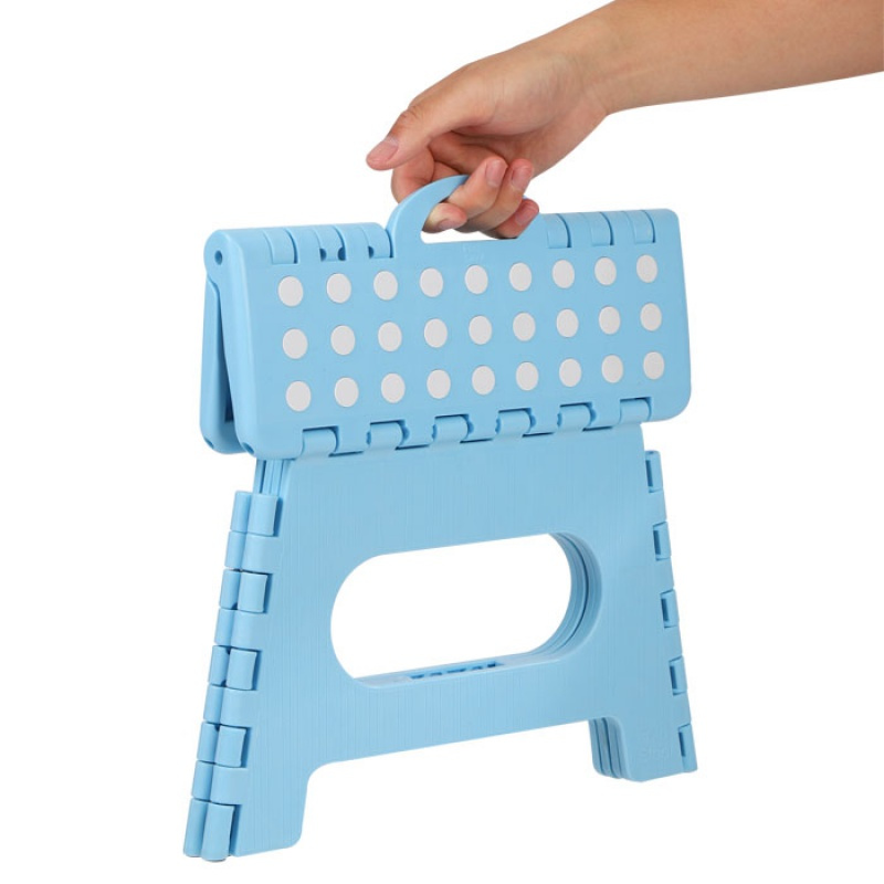 艺可恩折叠塑料凳子便携式椅子卡通小凳子马扎儿童户外家用板凳
