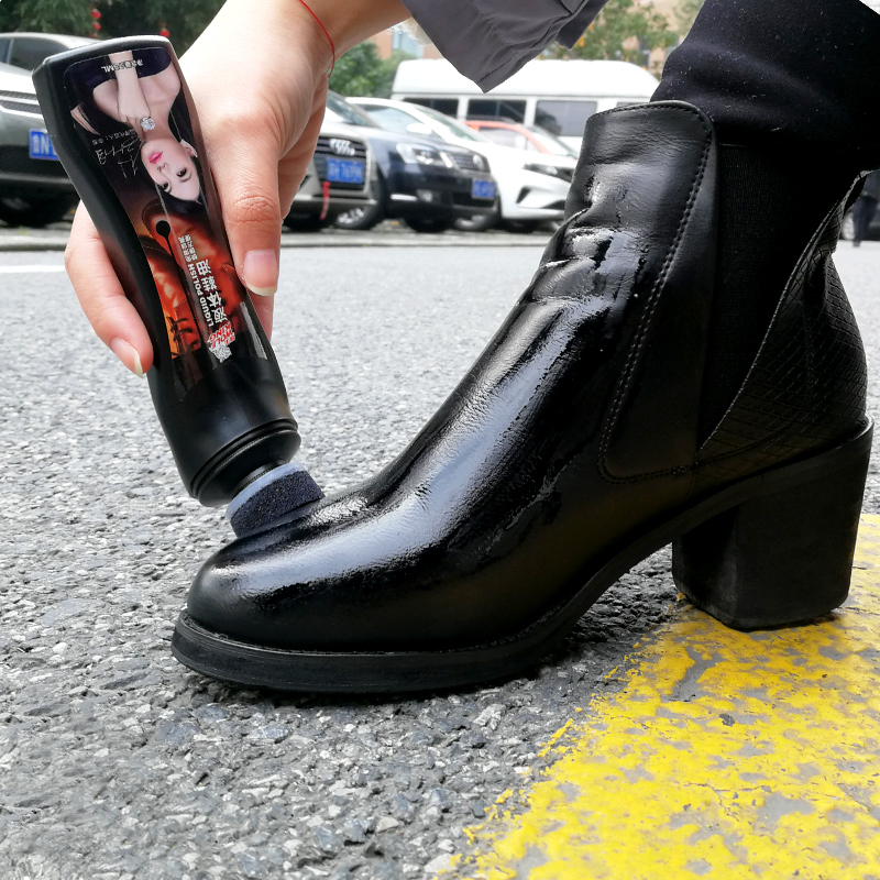 液体皮鞋油无色黑色棕色皮鞋保养油擦鞋护理神器通用鞋刷套装