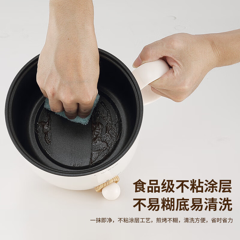 艾贝丽电火锅(带蒸笼)白色 ABL-HG15高清大图