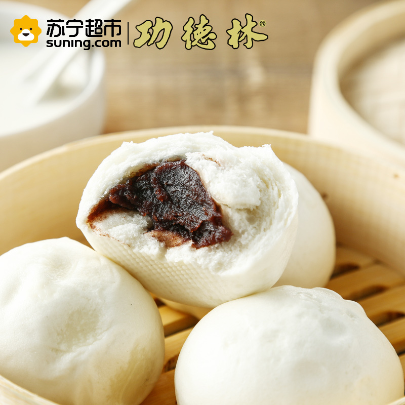 功德林 速冻豆沙包300g
