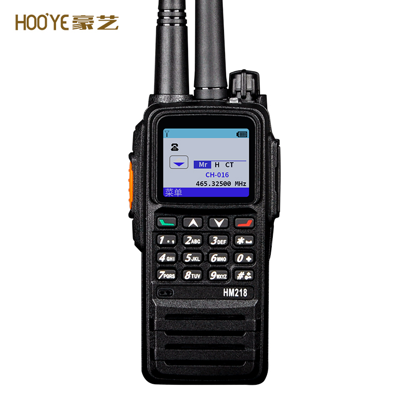 豪艺(HooYe)HM218对讲机全国通不限距离4g双模插卡对讲 黑色