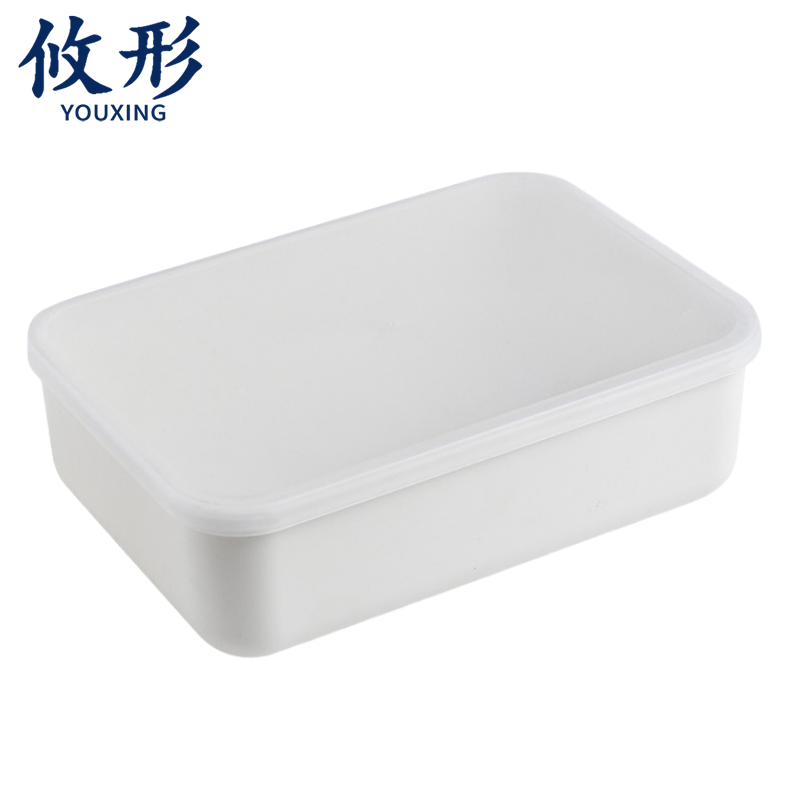 攸形 白色收纳盒高清大图