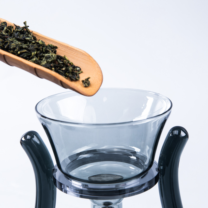 家用懒人泡茶神器磁吸感应泡茶壶玻璃自动冲茶器功夫茶杯茶具套装带茶盘