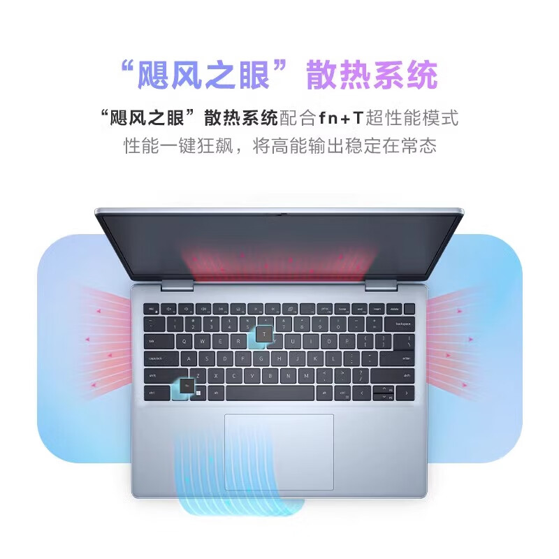 戴尔(DELL)灵越14PLUS 7440F-4609L AIPC超能本 14英寸轻薄商务办公游戏笔记本电脑 Core5-210H 32G 1T 2.5K 120HZ 蓝色高清大图
