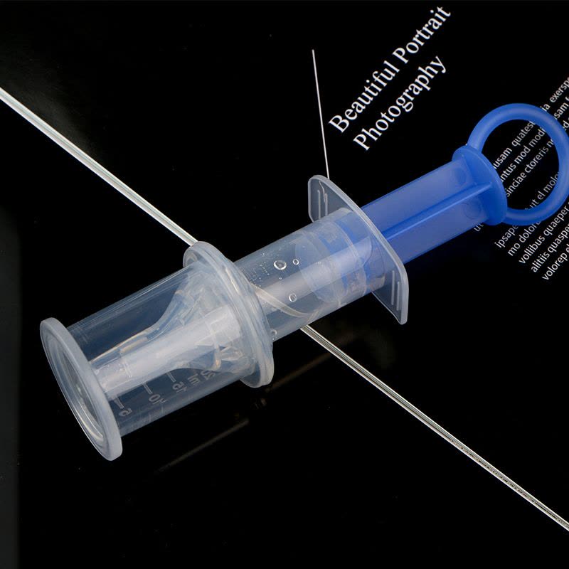 海氏海诺 针筒型婴幼儿吃药口腔给药器宝宝奶嘴式挤压喂药头防呛滴管喂药器图片