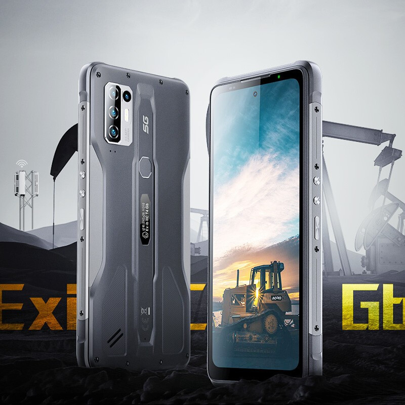 遨游(AORO)A10-5G全网通双卡双待 工业三防智能手机 军工大屏 手机后置 四摄拍照一键对讲 8+128G 防爆版高清大图