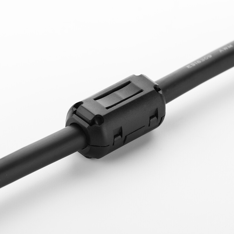 绿联滤波磁环 带弹性卡扣设计 7.3mm ZJ301/20306 10个起订 单个价格(货期3-6天)