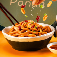 【专区3件19.9】阿宽成都甜水面270g/袋非油炸泡面方便面条 乌冬面热干面小吃网红干拌面宽面条 速食宵夜 甜辣味