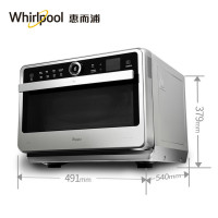 惠而浦(Whirlpool)微波炉WM-JT469/IX 家用智能烤箱一体烘焙多功能微波炉