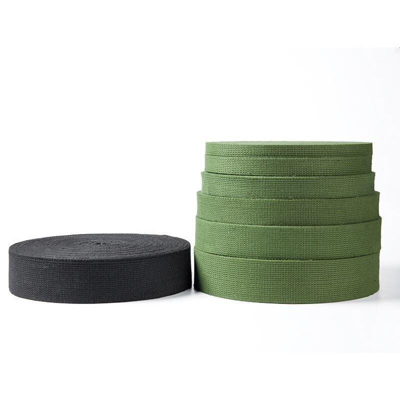 军绿色帆布15cm10米布带条绑带尼龙带丙纶带子涤棉军绿加厚背包带帆布