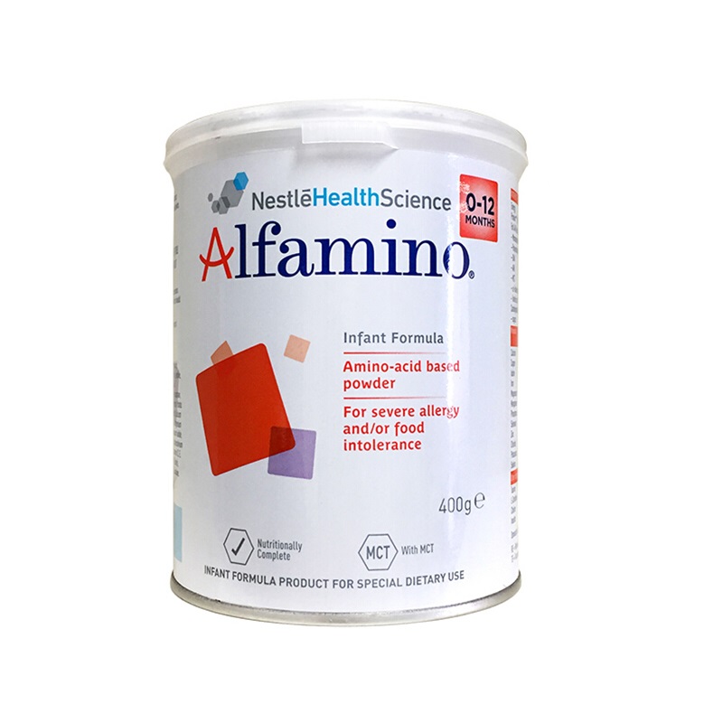澳洲Nestle雀巢Alfamino恩敏舒氨基酸奶粉1段(0-1岁)400g高清大图
