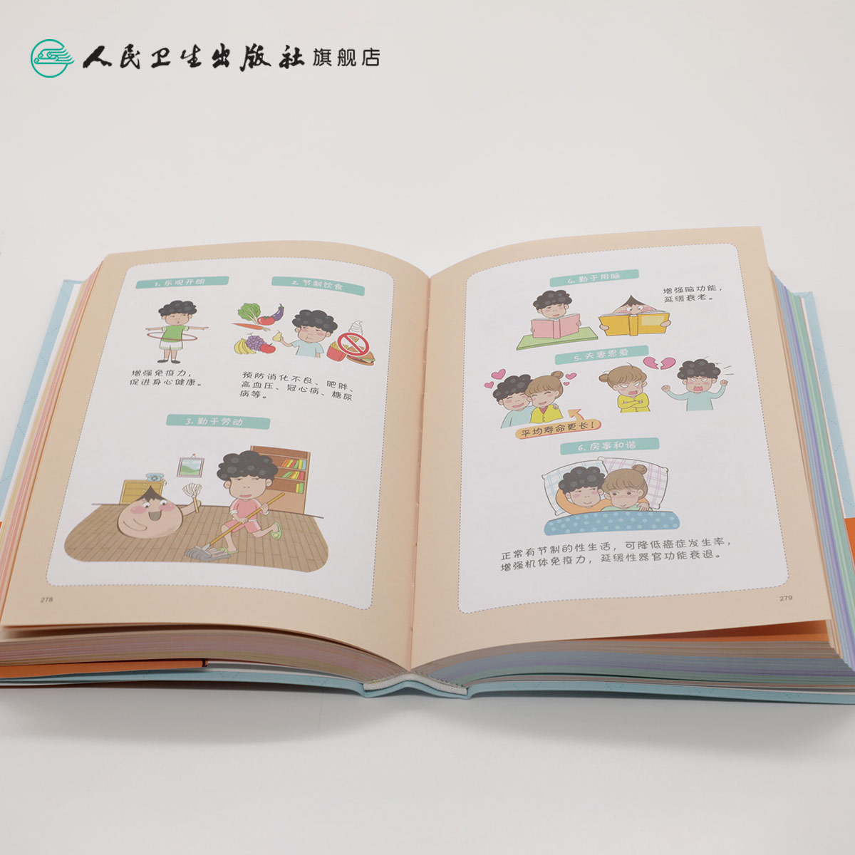 [醉染正版]漫画自我保健随身行 张雁灵主编 9787117242967人民卫生出版社 养生保健疾病预防 家庭医生合理用药高清大图