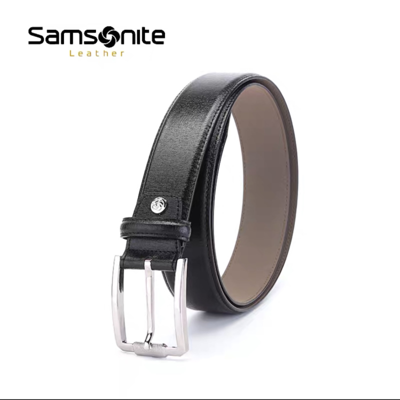 Sam sonite/新秀丽男士皮带进口牛皮
