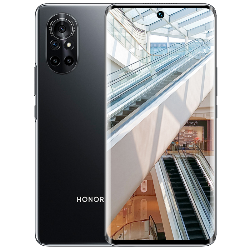 荣耀(honor)荣耀V40 轻奢版 5G 全网通版 8GB+128GB 幻夜黑 10亿色轻薄超曲屏 6400万超清四摄3200万美颜自拍 移动联通电信5G全网通手机