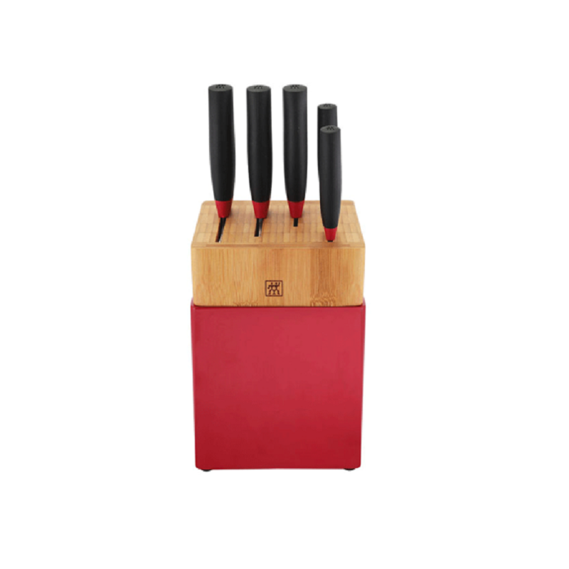 德国双立人 ZWILLING Now S系列刀具6件套(红黑) ZW-K308