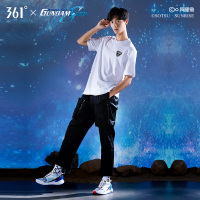高达联名|361°运动T恤男2020夏季新款休闲跑步上衣圆领短袖男T