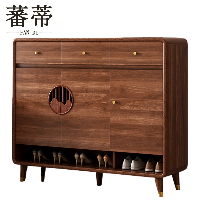 实木鞋柜高清大图