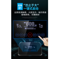 泰帅（TAISHUAI）制氧机家用老人氧气机雾化1L可调93%浓度家庭吸氧机带遥控大屏智能语音