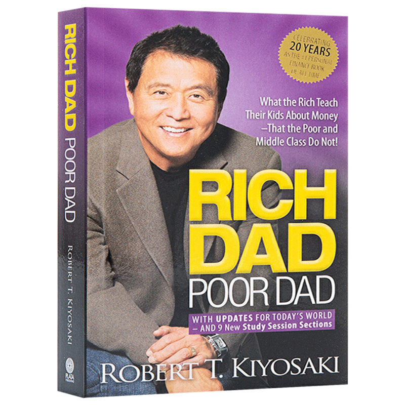 不可憾动的财务自由 [正版]富爸爸穷爸爸 英文原版 Rich Dad Poor Dad 富人教了他们的孩子哪些是穷人和中高清大图