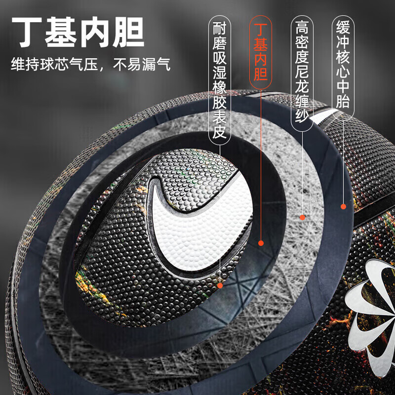 耐克(NIKE)篮球7号标准篮球室内外耐磨比赛篮球学生训练用球 DR5095-973