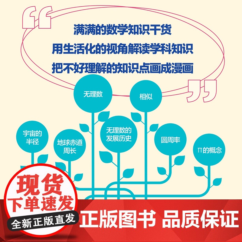 给少年的科学书 万物皆数学 果壳 人民邮电出版社 正版书籍高清大图