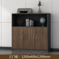 迅迈 三门书柜120*40*120cm 家具文件柜 资料柜 木质档案柜 单位；台