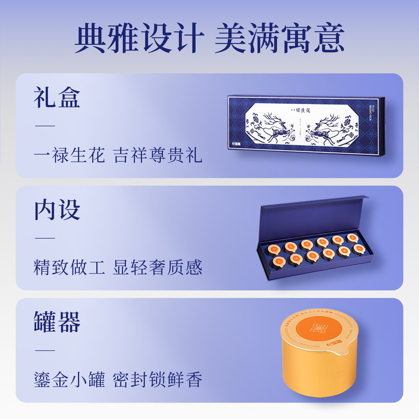 杞里香100g西洋参 黑枸杞礼盒双拼礼盒-一禄生花红长辈家人新年礼物营养滋补礼品年货过年官方旗舰店高清大图