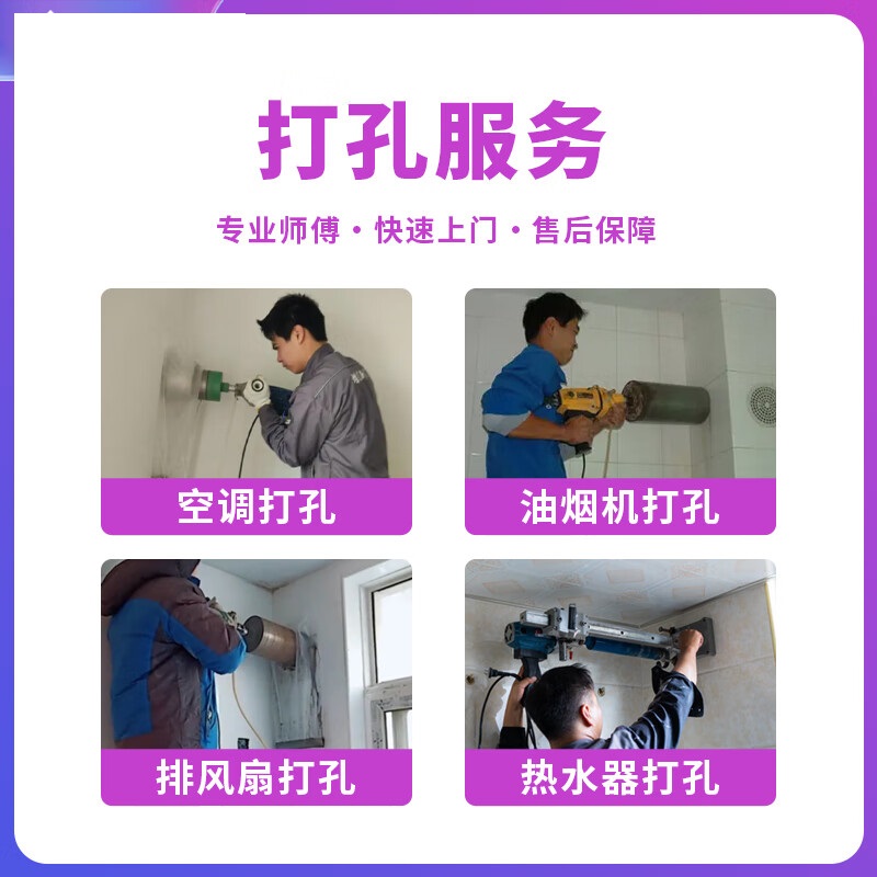 水钻打孔(钢筋混凝土)