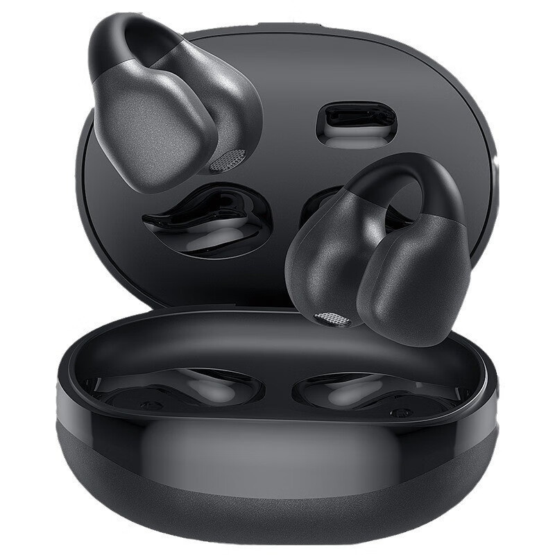 兰士顿时尚耳夹式蓝牙耳机ClipBuds R2 MAX(TS03 PRO Max)黑色高清大图