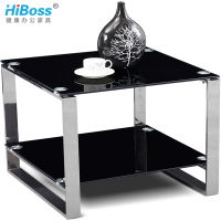 HiBoss办公角几双层沙发边几方茶几