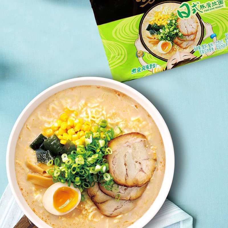 统一汤达人日式豚骨拉面方便面125g5