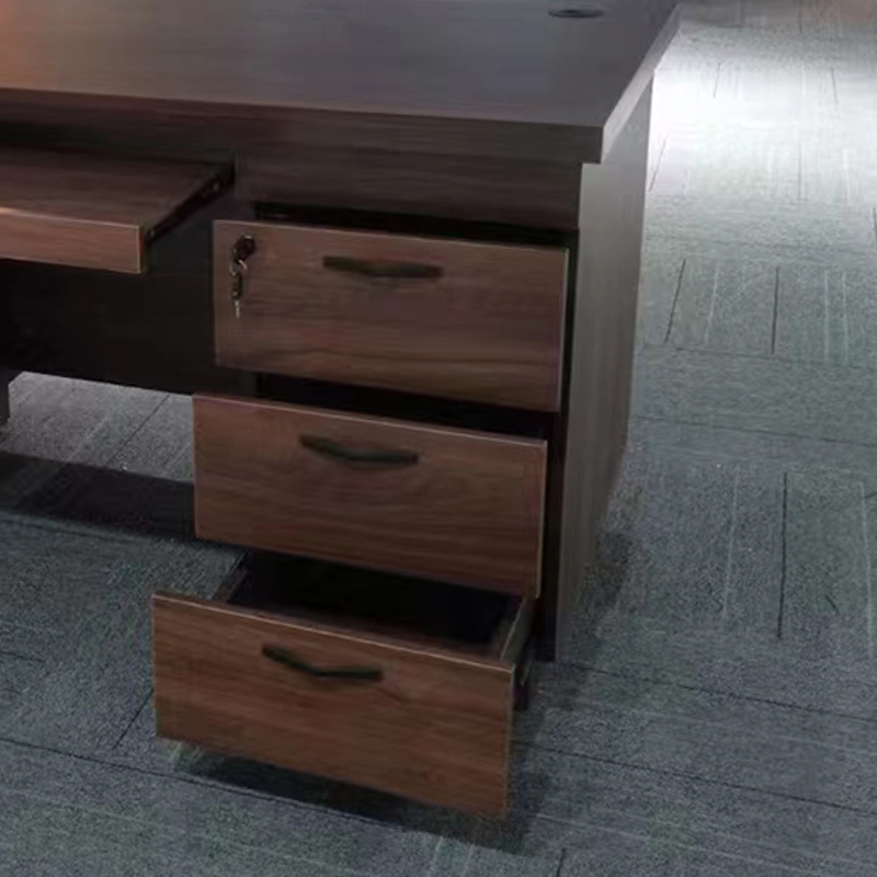 圣斯顿ssf5614d办公桌职员桌1400700750mm玛丽胡桃色