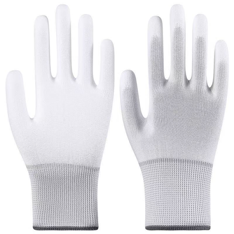 惠铁 PU涂指涂掌防静电劳保手套 尼龙 双高清大图