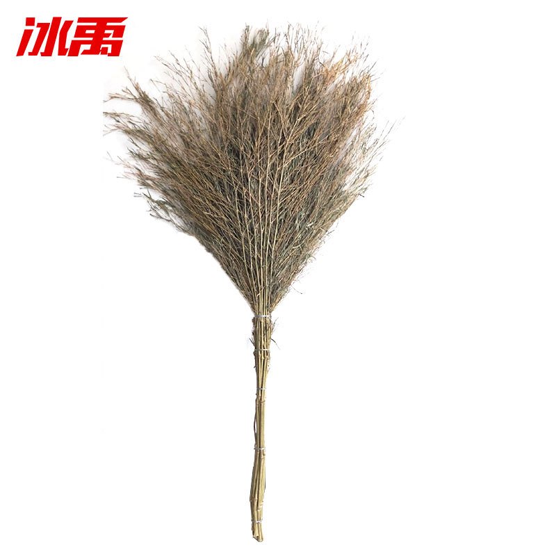 冰禹 BY-3083 大号竹扫把（10把装） 大扫帚 物业工厂环卫清洁扫把 竹编清洁扫把 竹枝连体-3.6斤款