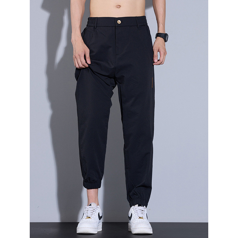 春夏轻薄透气有型休闲裤子男主推款宽松时尚潮牌青少年运动束脚裤