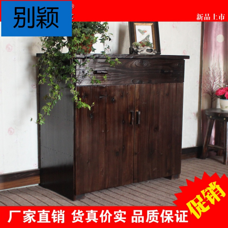 别颖特价户外庭院碳化防腐木家具/鞋柜/柜子/储物柜/电视柜餐柜玄关柜