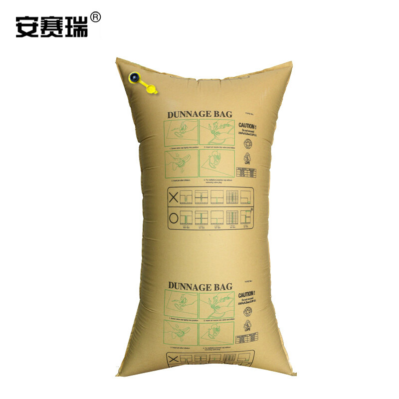 安赛瑞 缓冲充气袋(大气阀)-材质:PPL(纸塑复合),颜色:黄色,尺寸:100*200cm 10698高清大图