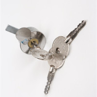 八角车位锁地锁O型停车位锁芯龙门挡车器立柱锁芯钥匙三角防水锁 八角O型锁芯