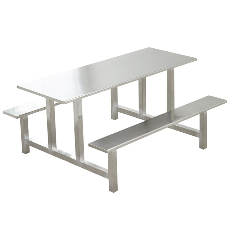 铭思达不锈钢餐桌六人位套高清大图