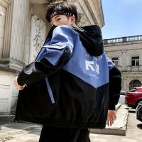 莆兮思puxisi外套男学生韩版潮流上衣春秋季新款青少年帅气连帽工装夹克男