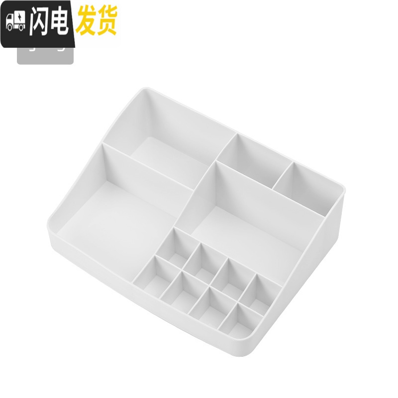 三维工匠办公室桌面收纳盒小抽屉式塑料文件夹学生杂物整理箱书桌上收纳柜高清大图