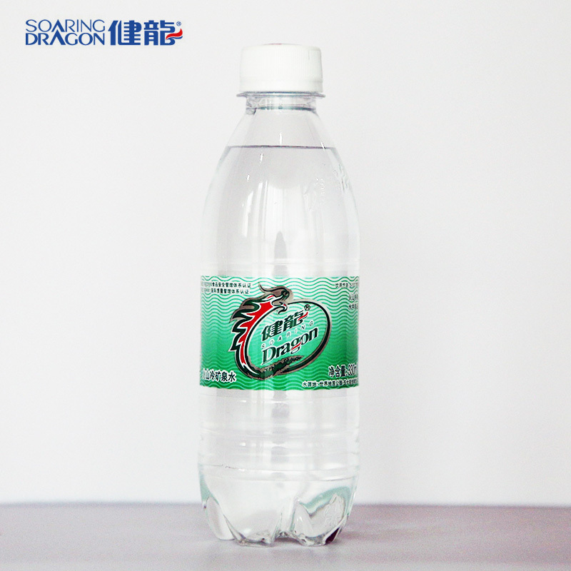 五大连池健龙天然含气矿泉水气泡水350mlX20瓶带气纯净水饮用水整箱弱碱水