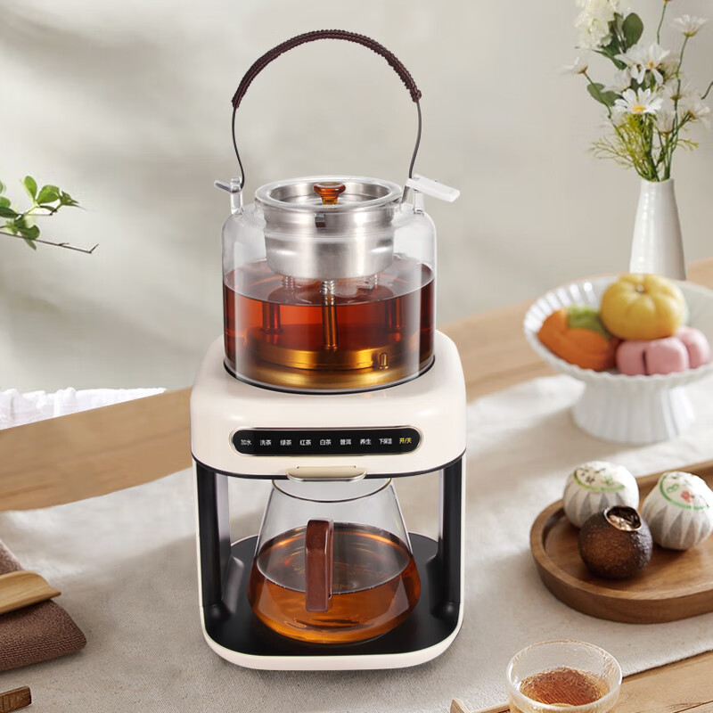 BTSM萃茶器 煮茶壶养生壶 萃茶蒸汽煮茶器 淋冲式一体多功能自动上水真空喷淋电茶炉 -YD002