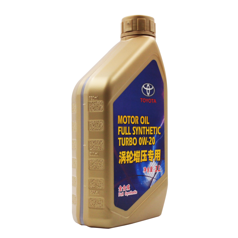 丰田(TOYOTA)原厂PAO全合成机油/润滑油 0W-20 涡轮增压专用 1L卡罗拉/雷凌/皇冠/汉兰达
