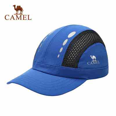 CAMEL骆驼户外男女通用鸭舌帽 春夏透气快干帽子旅游短檐鸭舌帽
