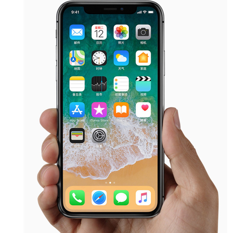 HIGE/苹果X豪华车标手机壳 个性定制玻璃背板车标系列 iphone X防摔保护套壳 5.8英寸 奔驰车标